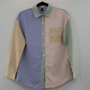 3For$20 Shein Multi Color Button Down Blouse sizeXS (2)